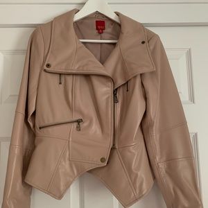 Blush Moto Leather Jacket
